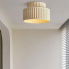 Hailie Modern Beige White Orange Green Ceiling Lamp Bedroom  Dining Room