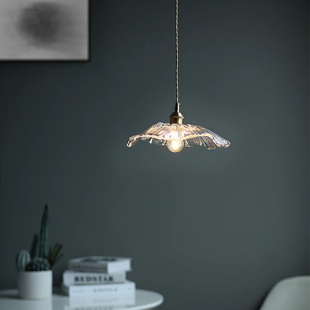 Carins Moderne Fleur Verre Suspendu Suspension Salle à Manger