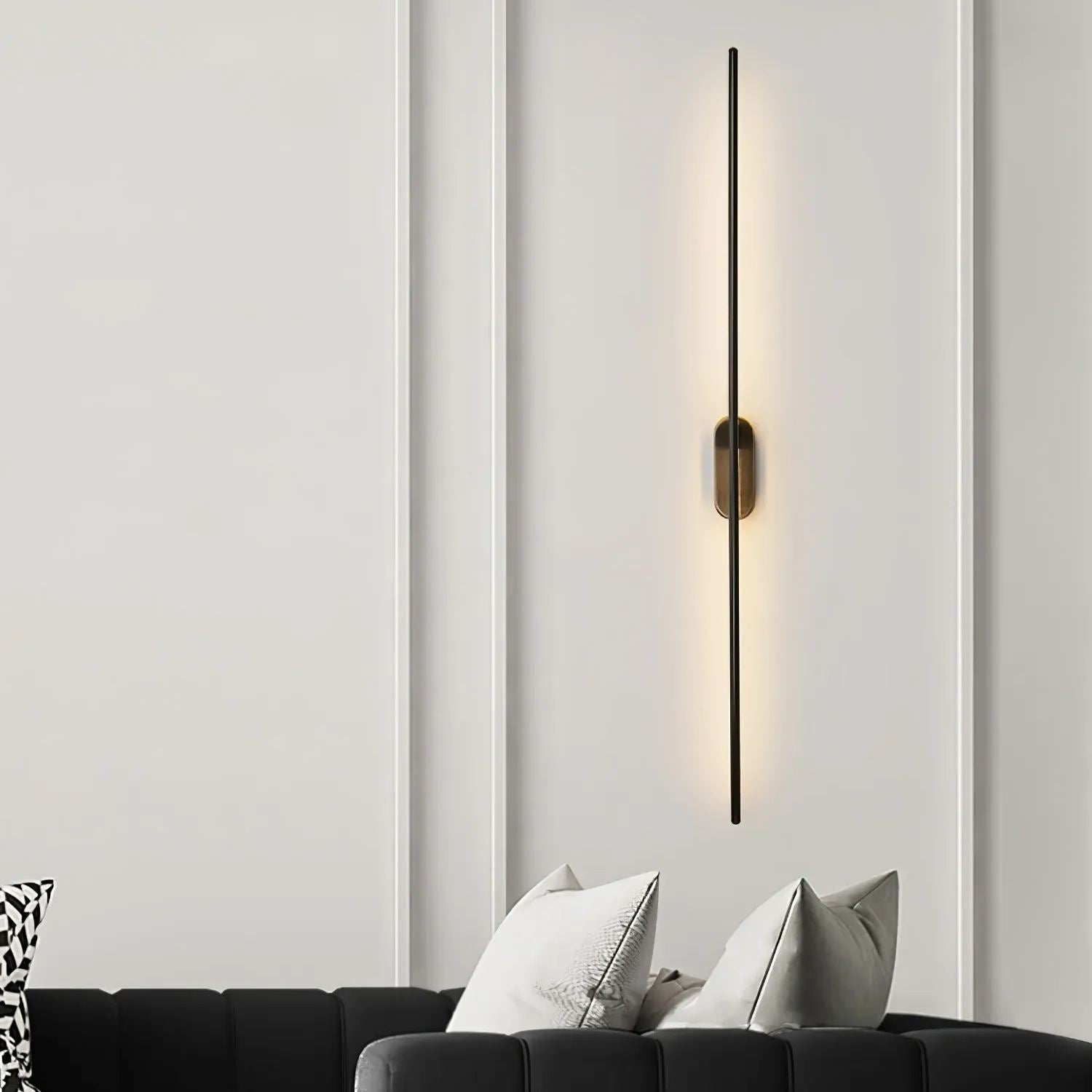 Edge Minimalisme Métal Acrylique Applique Murale Chambre à Coucher Salon