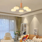 Valentina Moderne Métal Verre Elliptique Lustres Abat Jour Salon Salle À Manger