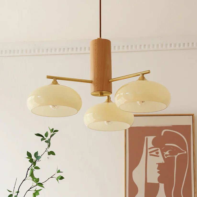 Valentina Moderne Métal Verre Elliptique Lustres Abat Jour Salon Salle À Manger