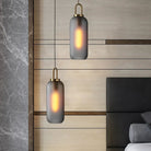 Hailie Moderne Rond Verre Suspensions Chambre à Coucher Salon Couloir