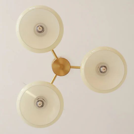 Valentina Moderne Métal Verre Elliptique Lustres Abat Jour Salon Salle À Manger