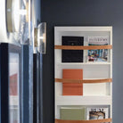 Hailie Moderne Rond Bol Verre Applique Murale Nuances Chambre à Coucher Couloir