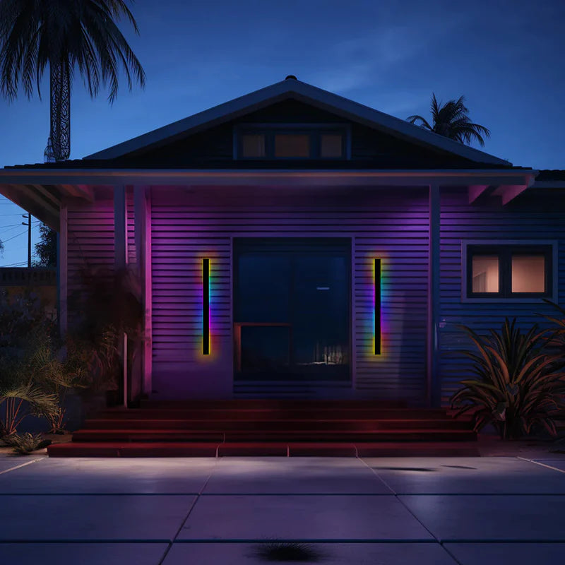 Edge Applique Murale Extérieur LED Étanche Minimaliste Métal Cour