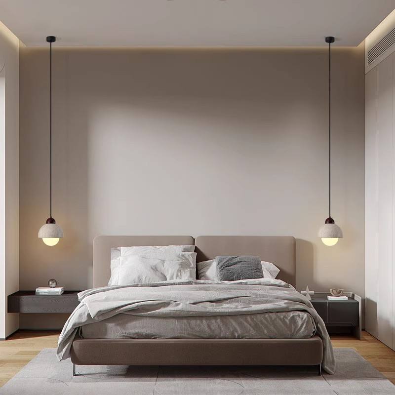 Pendant Light Walnut Marble - TARAZD | Elegant Ambiance