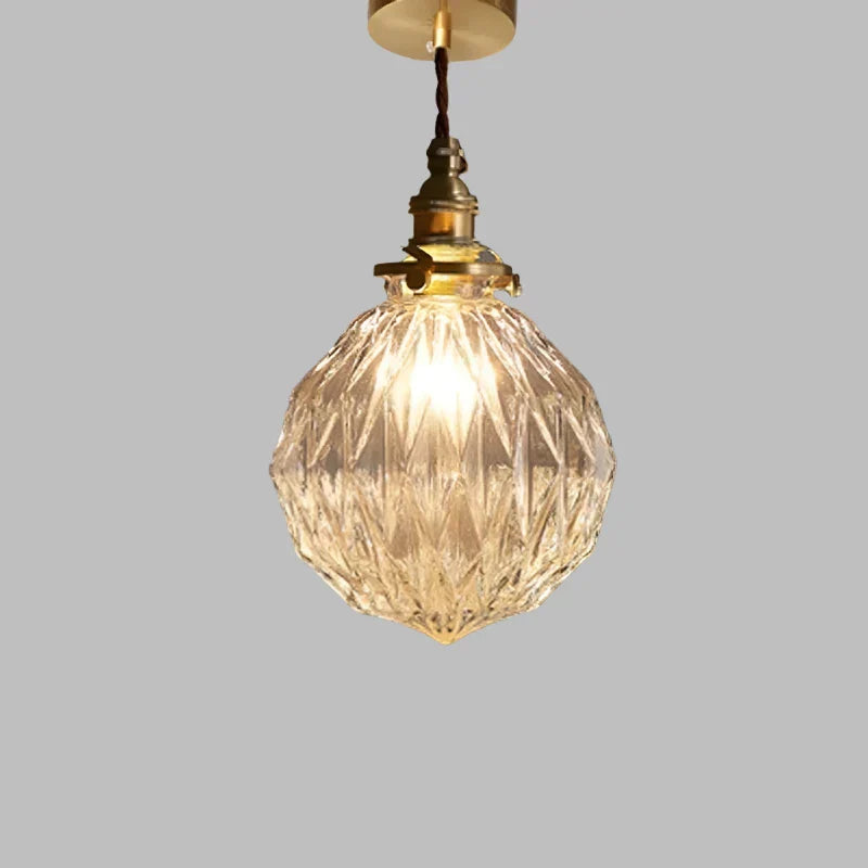 Pendant Light Crystal Glass E27 - RAPIER | Elegance
