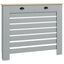 Radiator Cover – Slatted Grey | Protect & Store