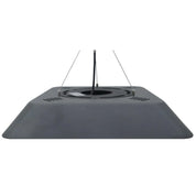 Electric Hanging Patio Heater 2000W Ceiling Mounted Halogen Heating Indoor Outdoor Remote Control Aluminium