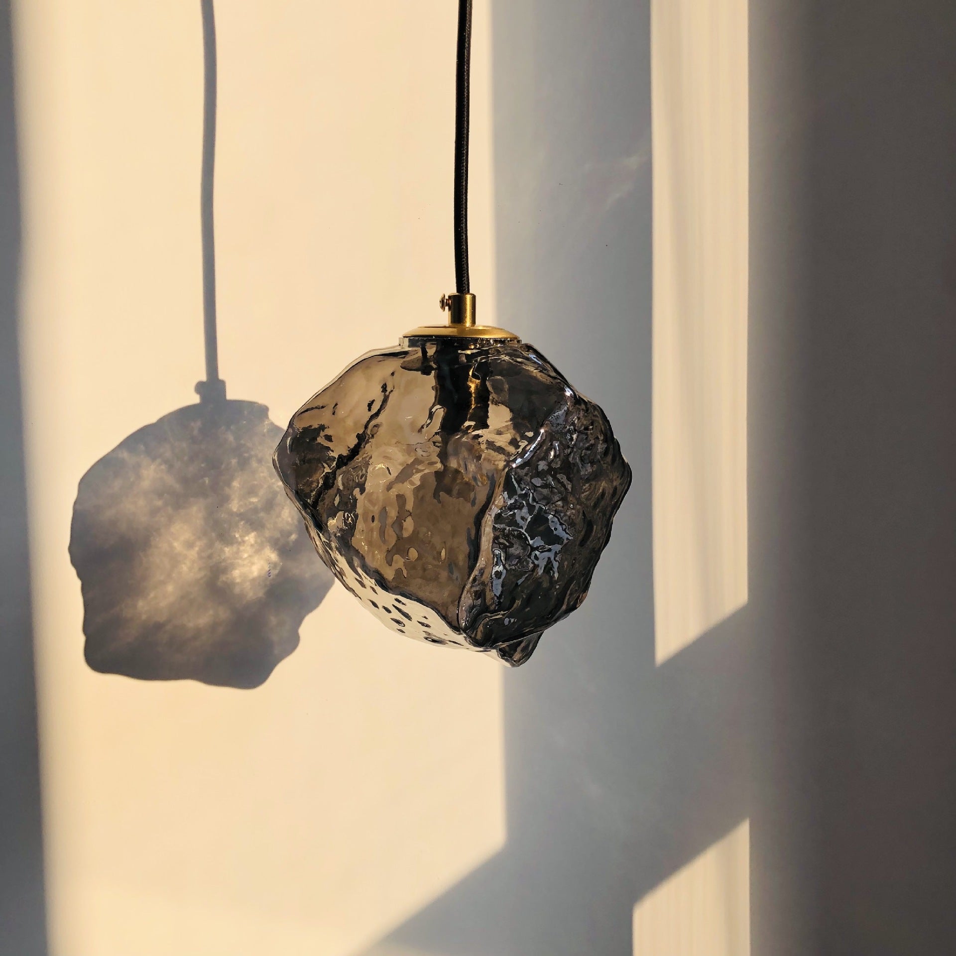 Pendant Light Copper Glass - ZEKRON | Artistic Lighting
