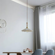 Pendant Light Ceramic Fluted - ZELOSX | Elegant Ambiance