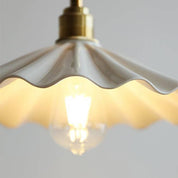 Pendant Light Ceramic Fluted - ZELOSX | Elegant Ambiance