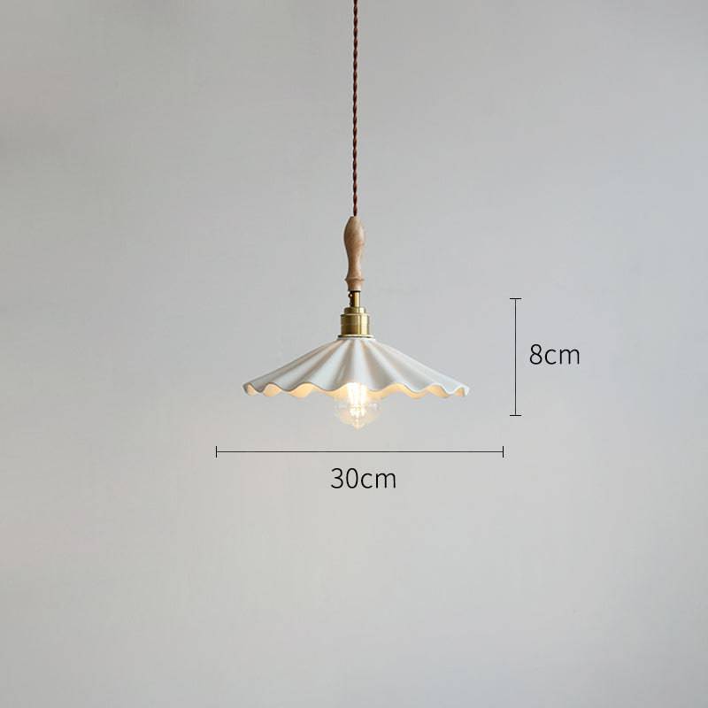 Pendant Light Ceramic Fluted - ZELOSX | Elegant Ambiance