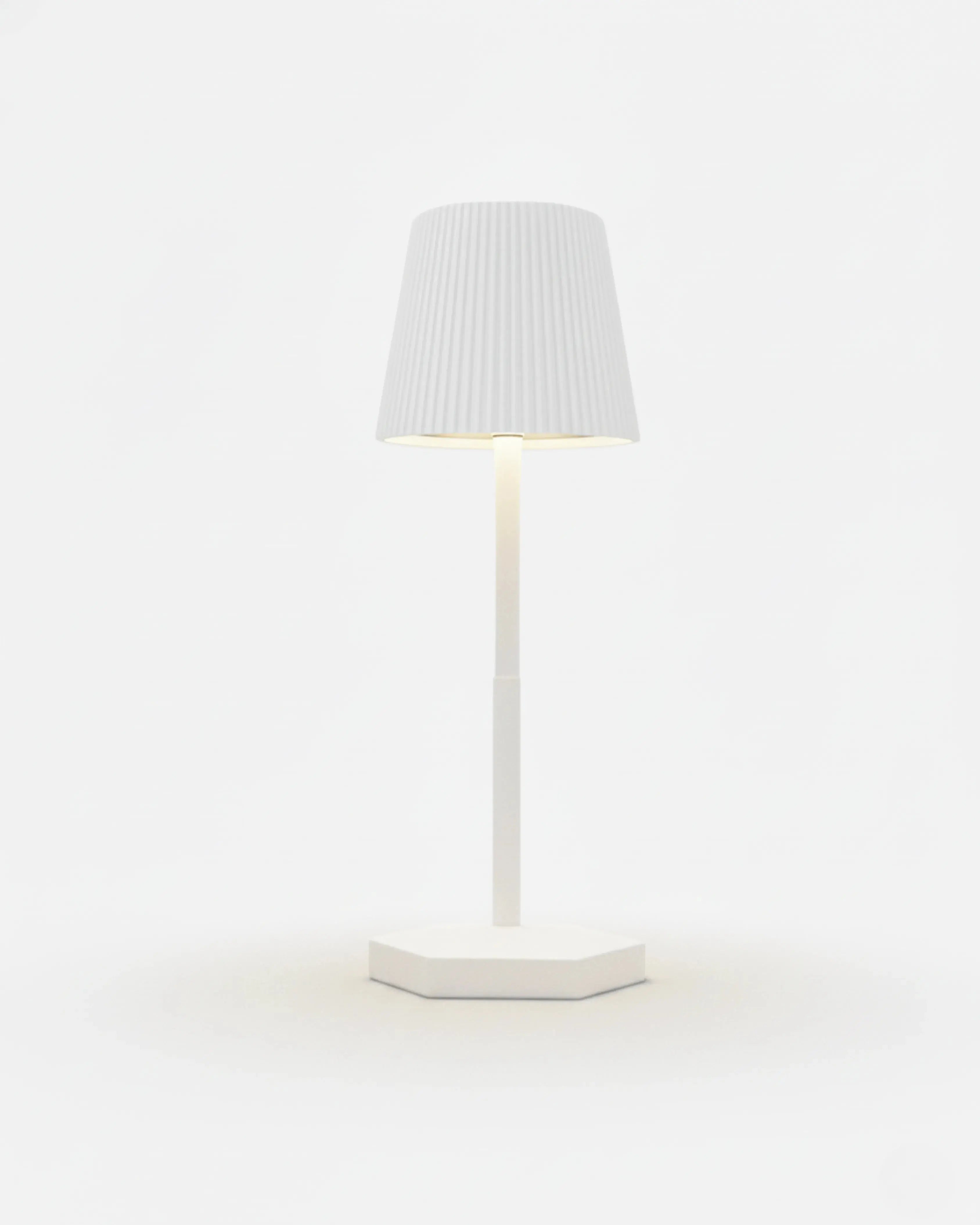 TOVI cordless designer table lamp in white — wireless rechargeable lamp | DecoHarmonie Australia