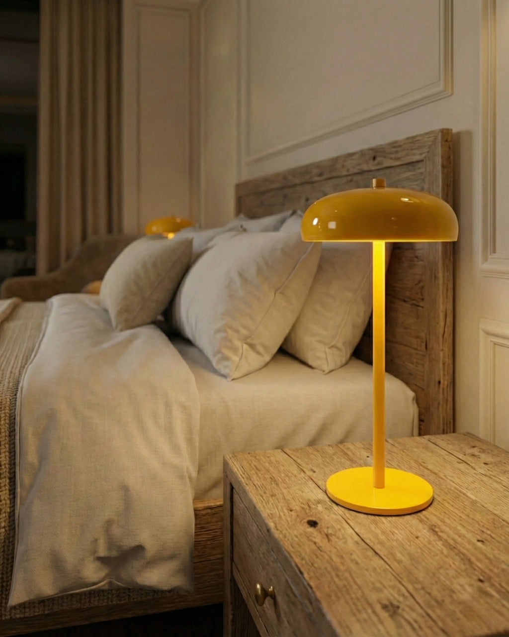 NARI cordless designer table lamp displayed on a designer desk in a Sydney home — DecoHarmonie