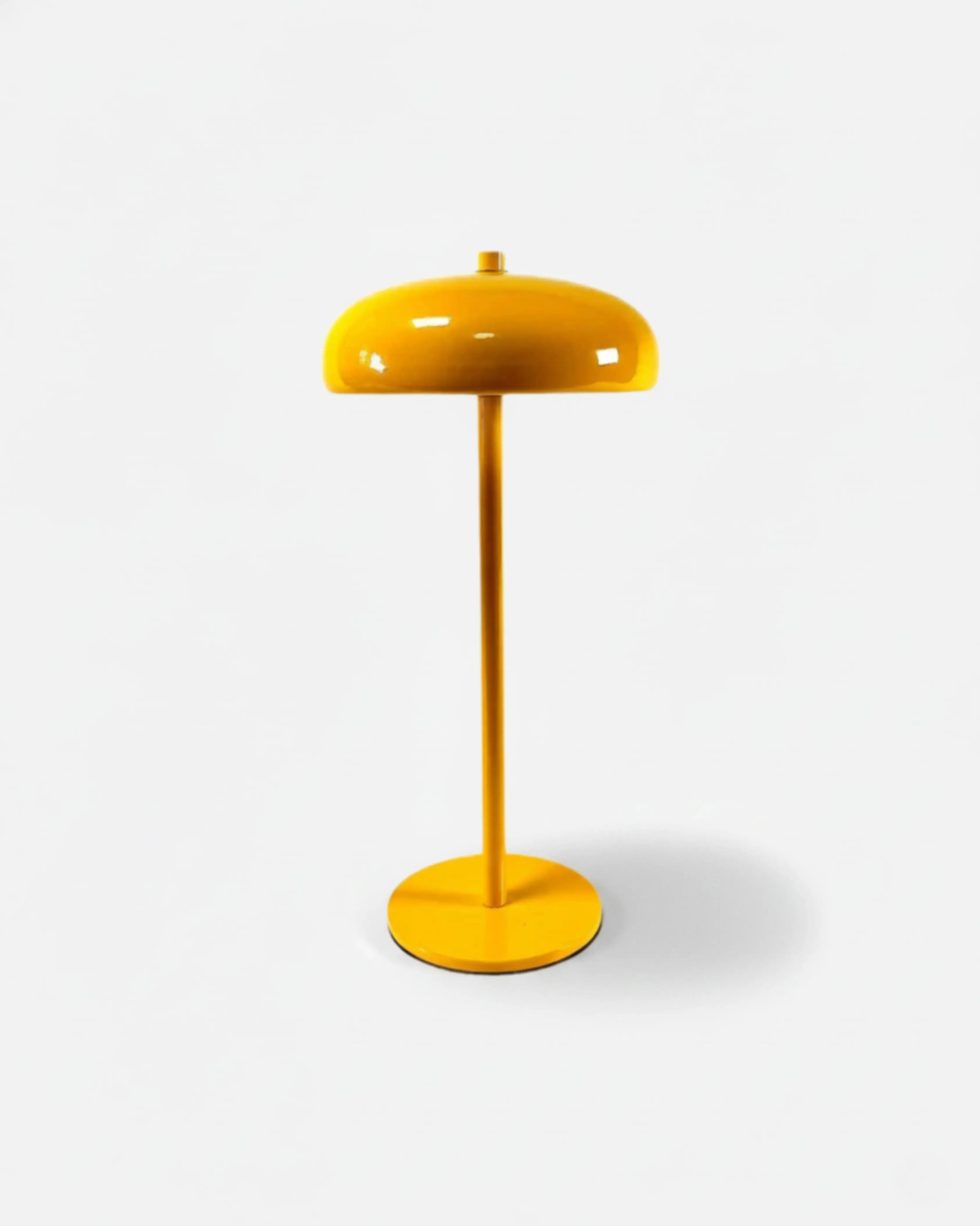 NARI cordless designer table lamp in yellow — wireless rechargeable lamp | DecoHarmonie Australia