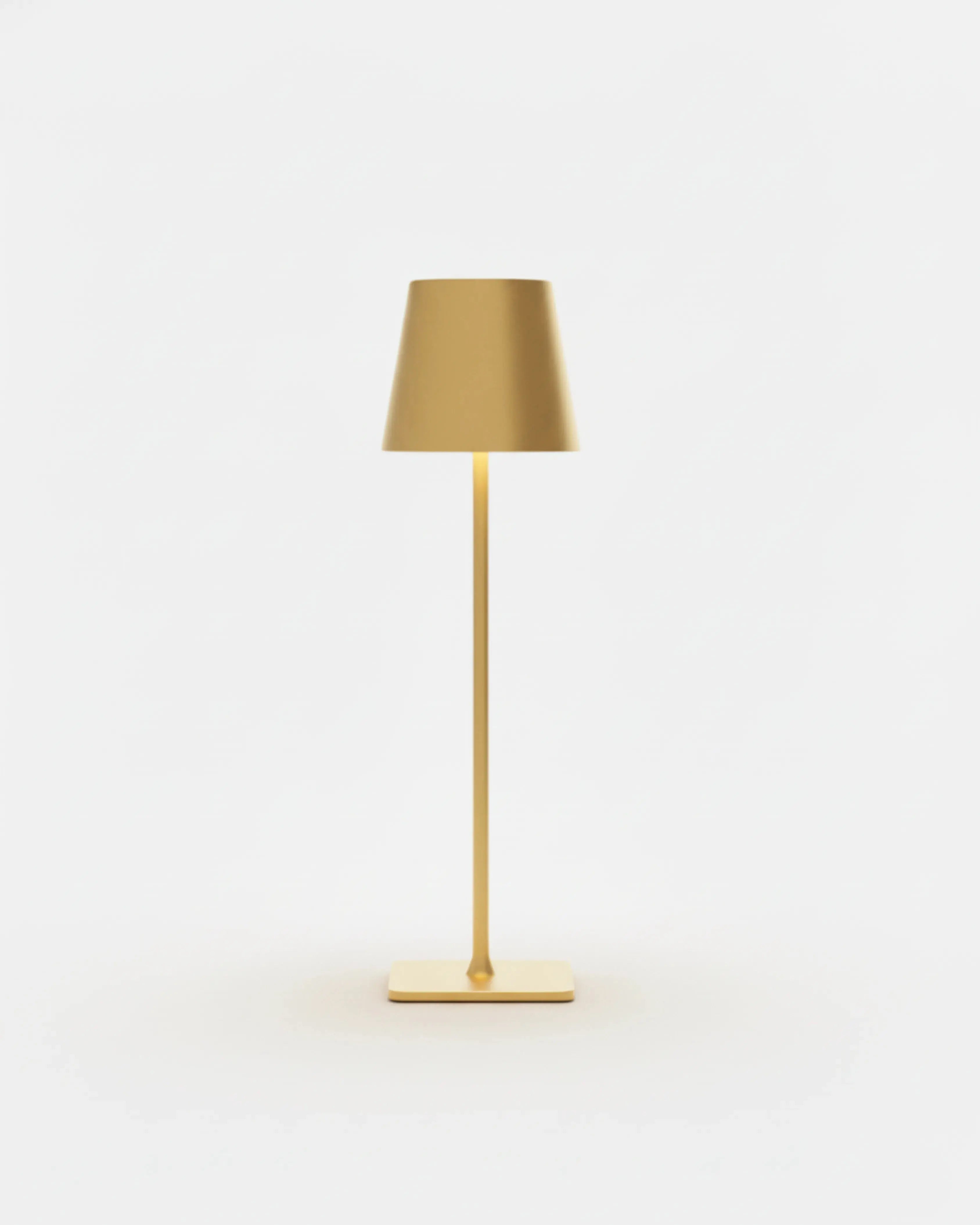 FREY cordless designer table lamp in gold — wireless rechargeable lamp | DecoHarmonie Australia