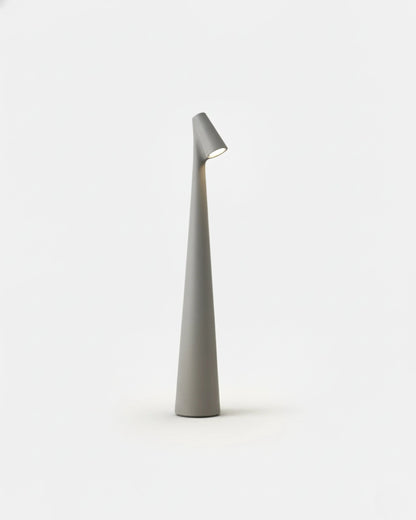 NORA cordless designer table lamp in grey — wireless rechargeable lamp | DecoHarmonie