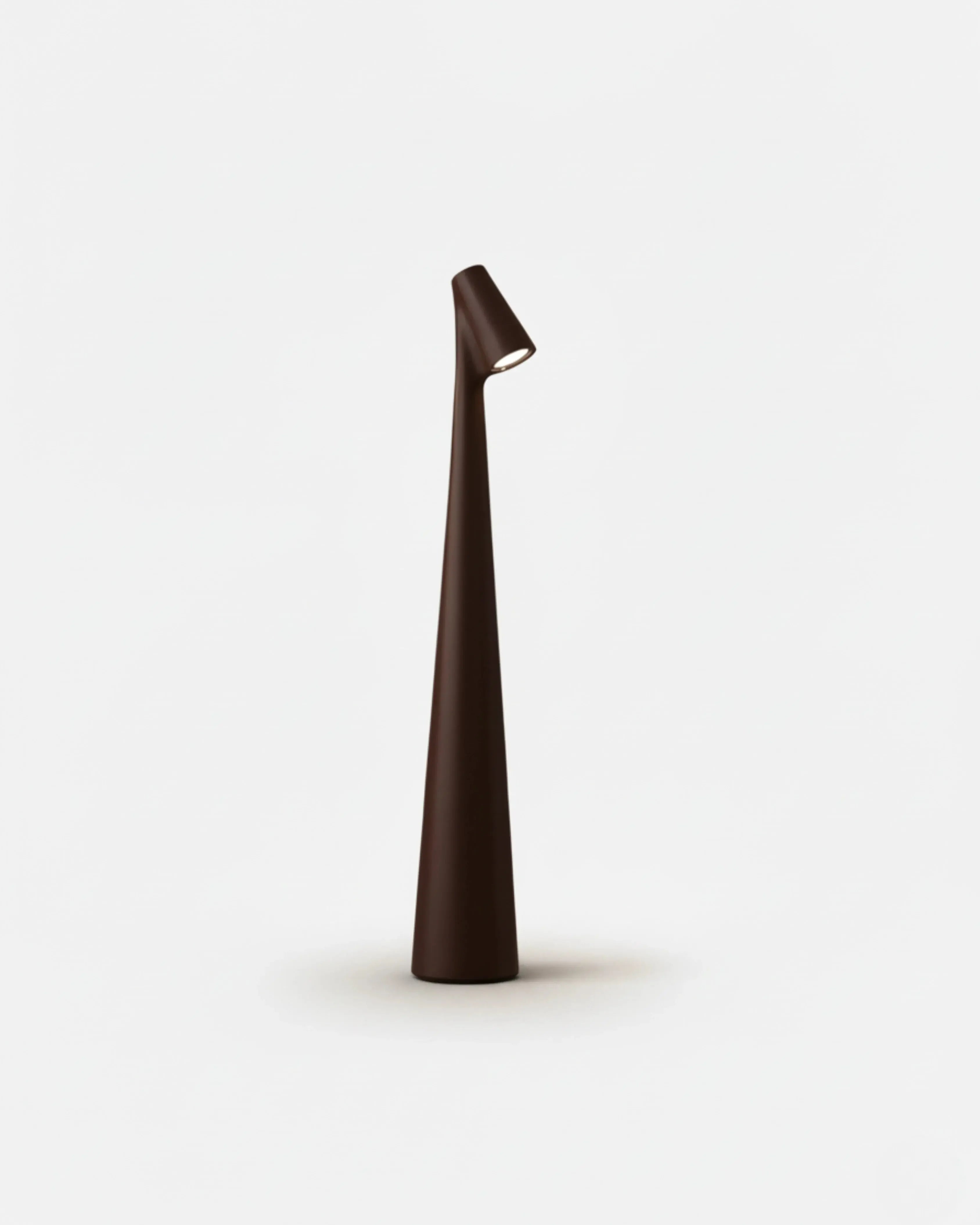 NORA cordless designer table lamp in brown — wireless rechargeable lamp | DecoHarmonie Australia