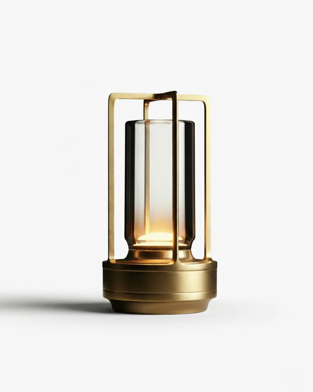 RUNA cordless designer table lamp in gold — wireless rechargeable lamp | DecoHarmonie Australia