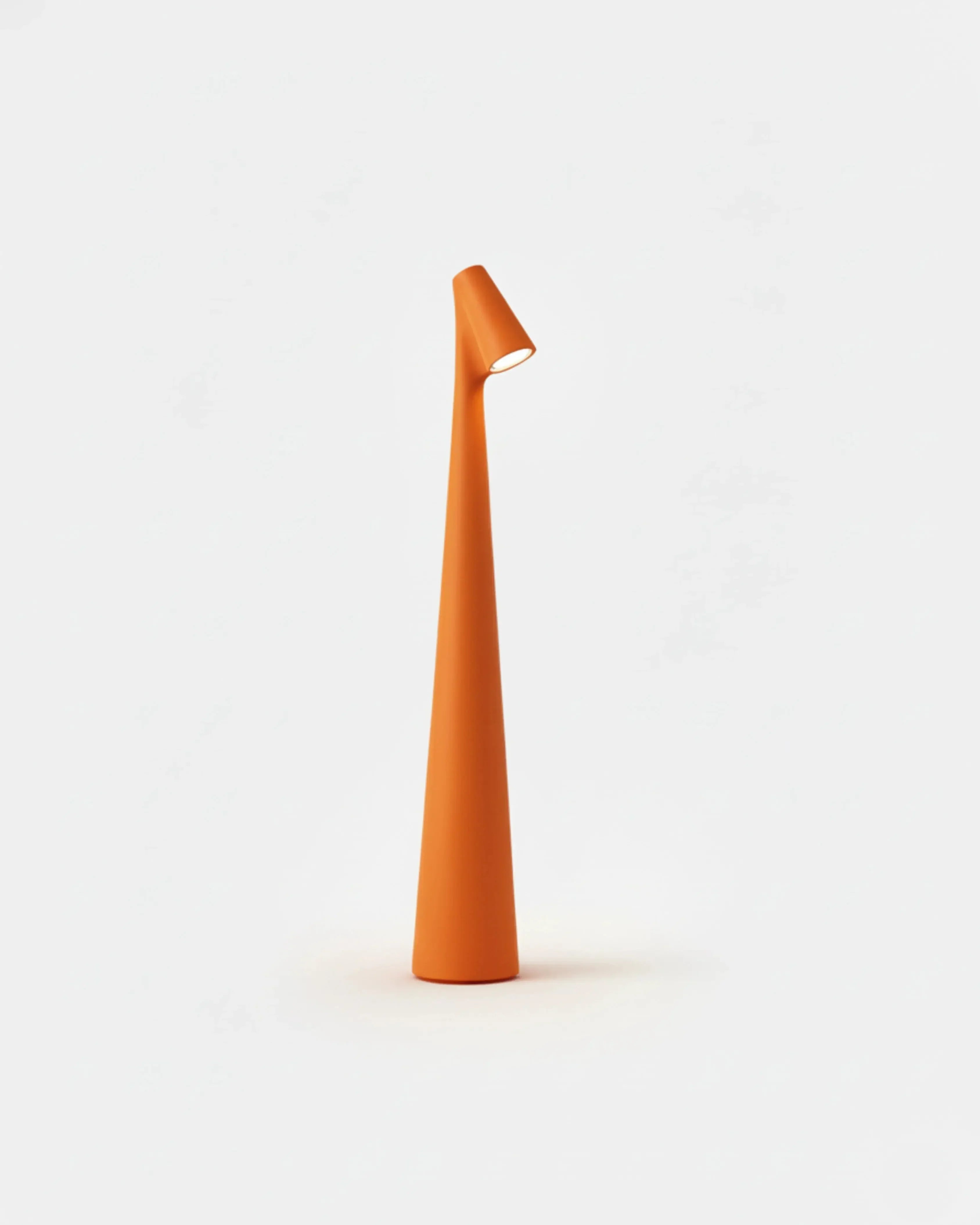 NORA cordless designer table lamp in orange — wireless rechargeable lamp | DecoHarmonie Australia