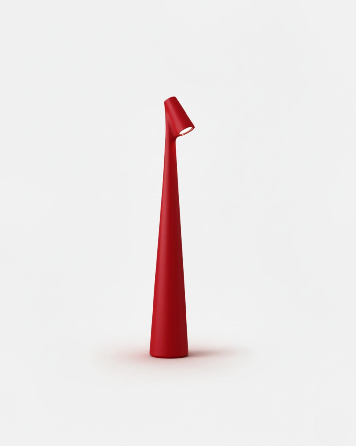 NORA cordless designer table lamp in red — wireless rechargeable lamp | DecoHarmonie
