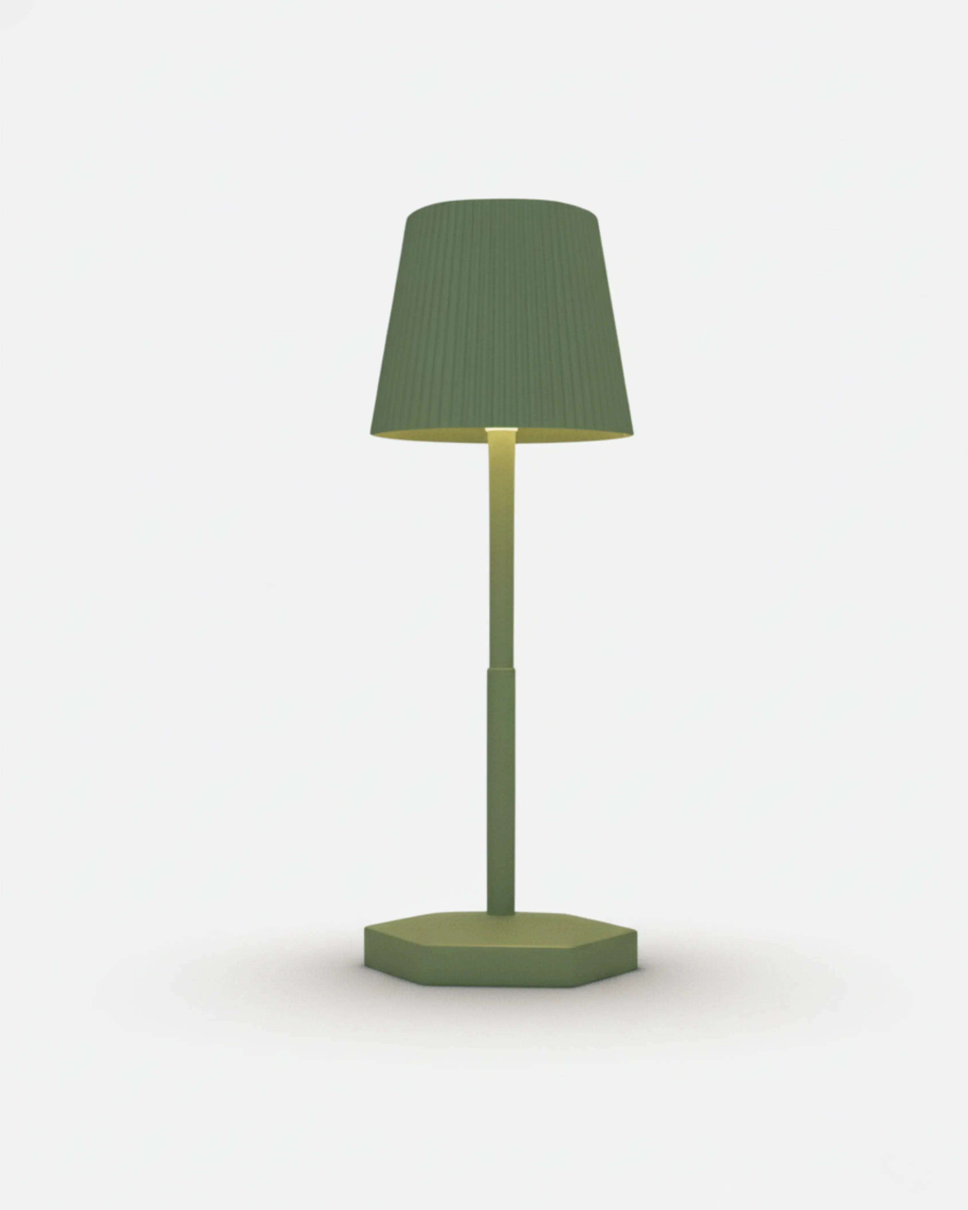 TOVI cordless designer table lamp in green — wireless rechargeable lamp | DecoHarmonie Australia