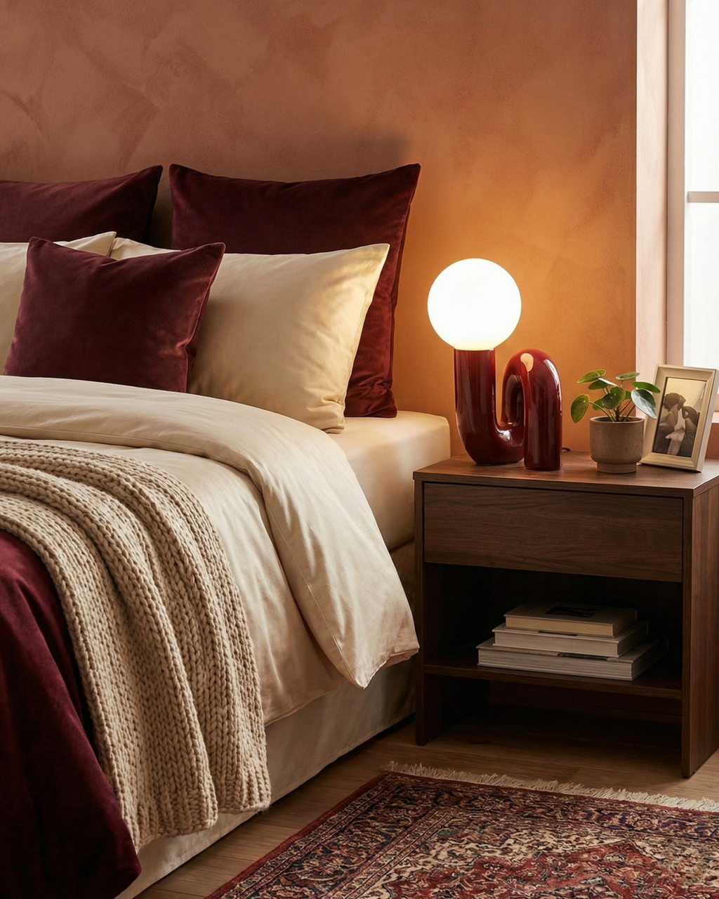 ARCA designer table lamp displayed on a designer desk in a Sydney home — DecoHarmonie