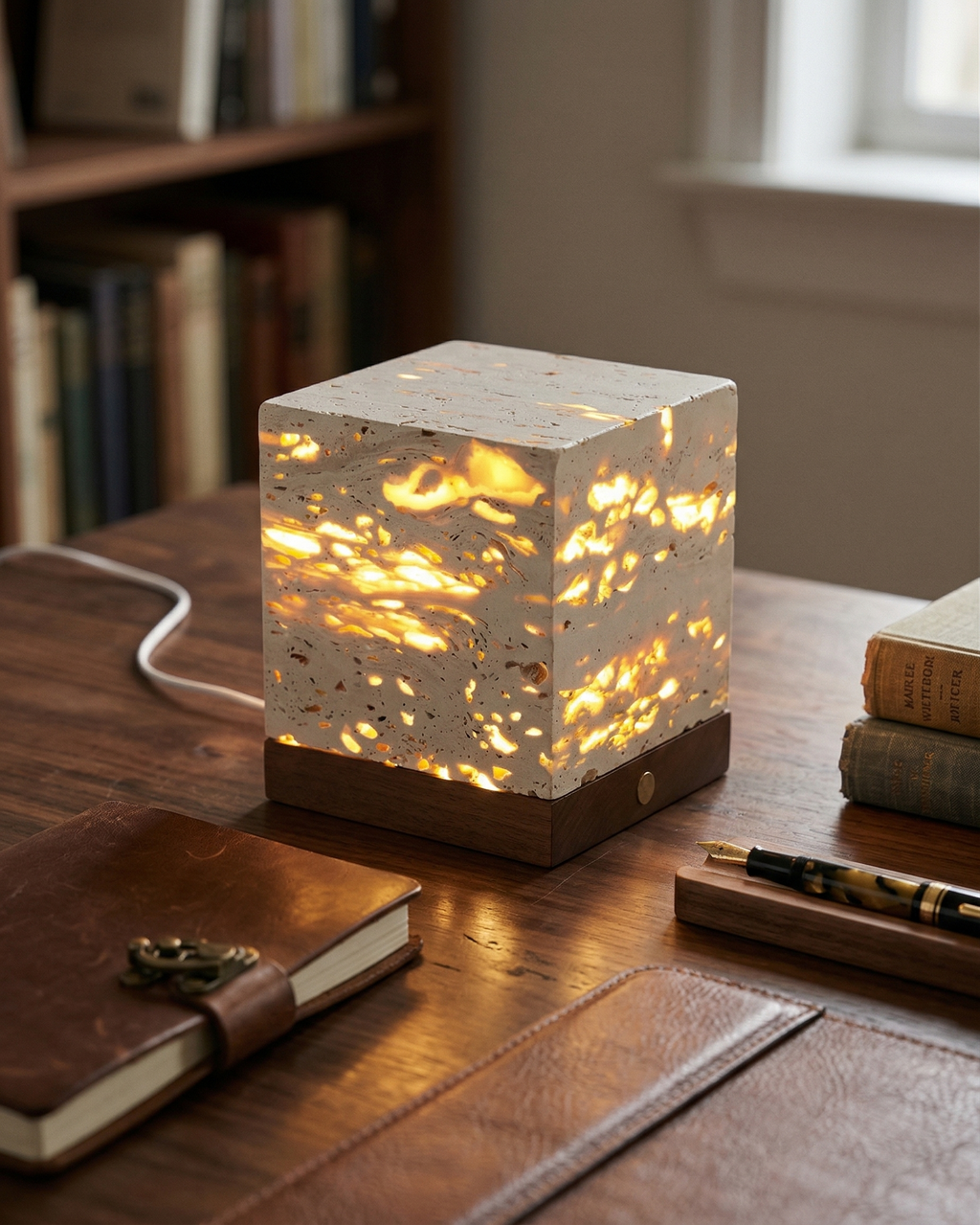OMA designer table lamp styled in a minimalist Australian interior — DecoHarmonie
