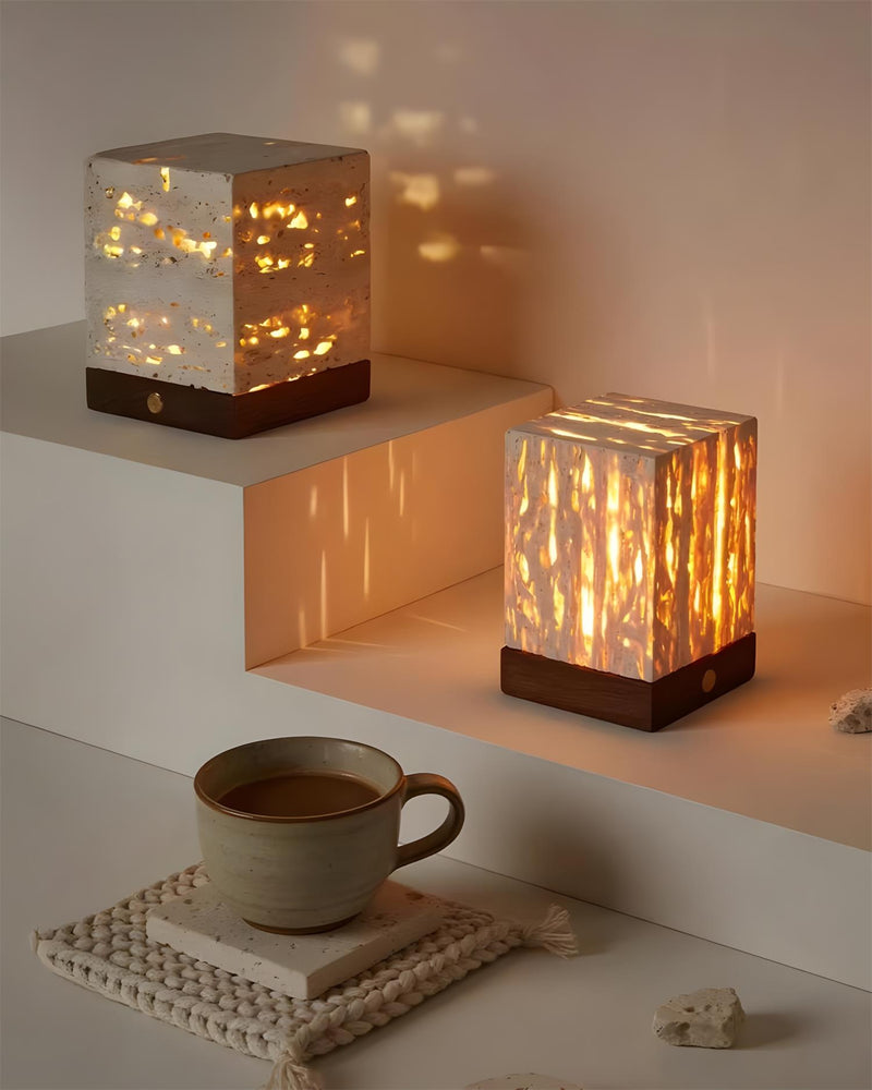 OMA designer table lamp displayed on a designer desk in a Sydney home — DecoHarmonie