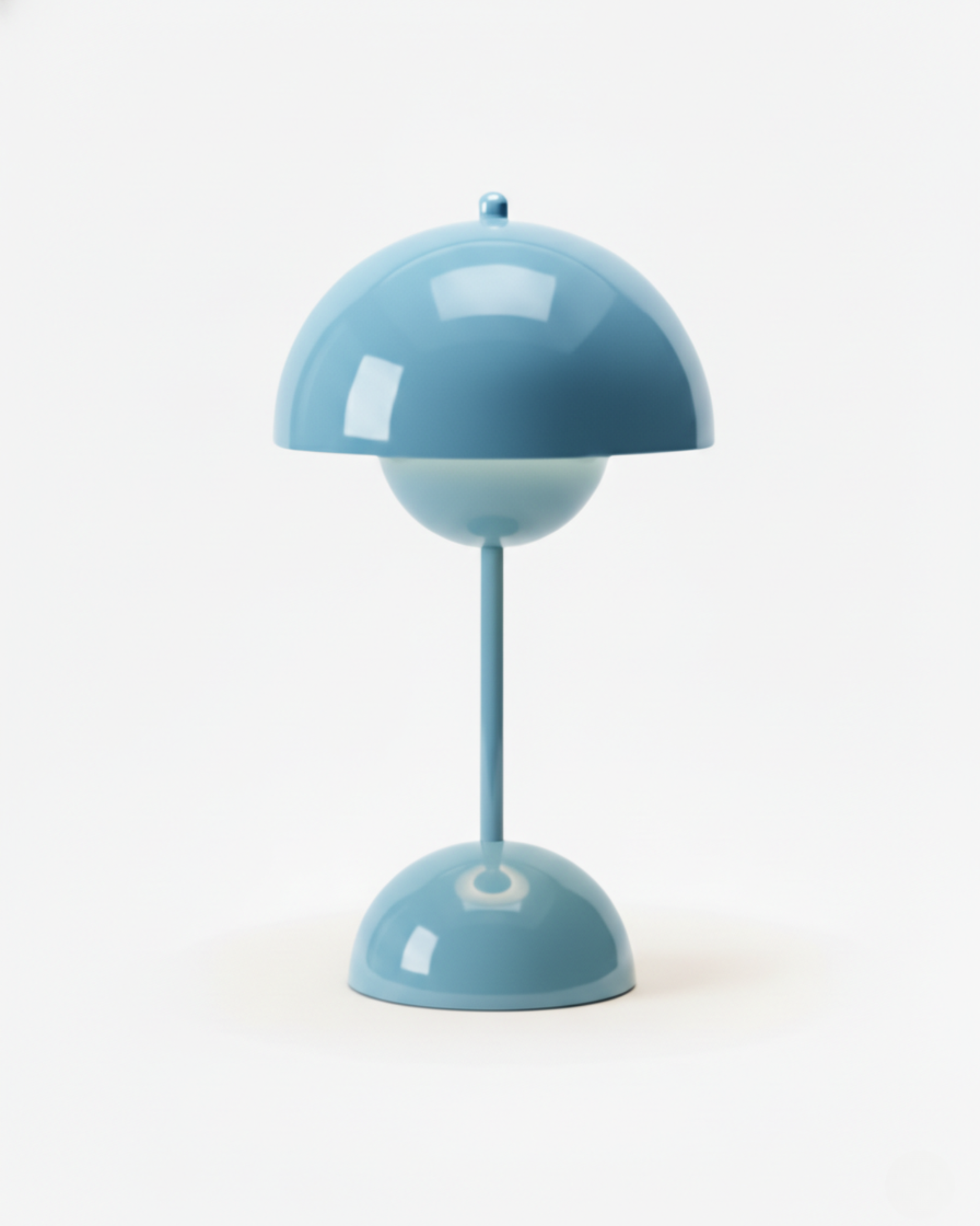 ODEN cordless designer table lamp in blue — wireless rechargeable lamp | DecoHarmonie Australia