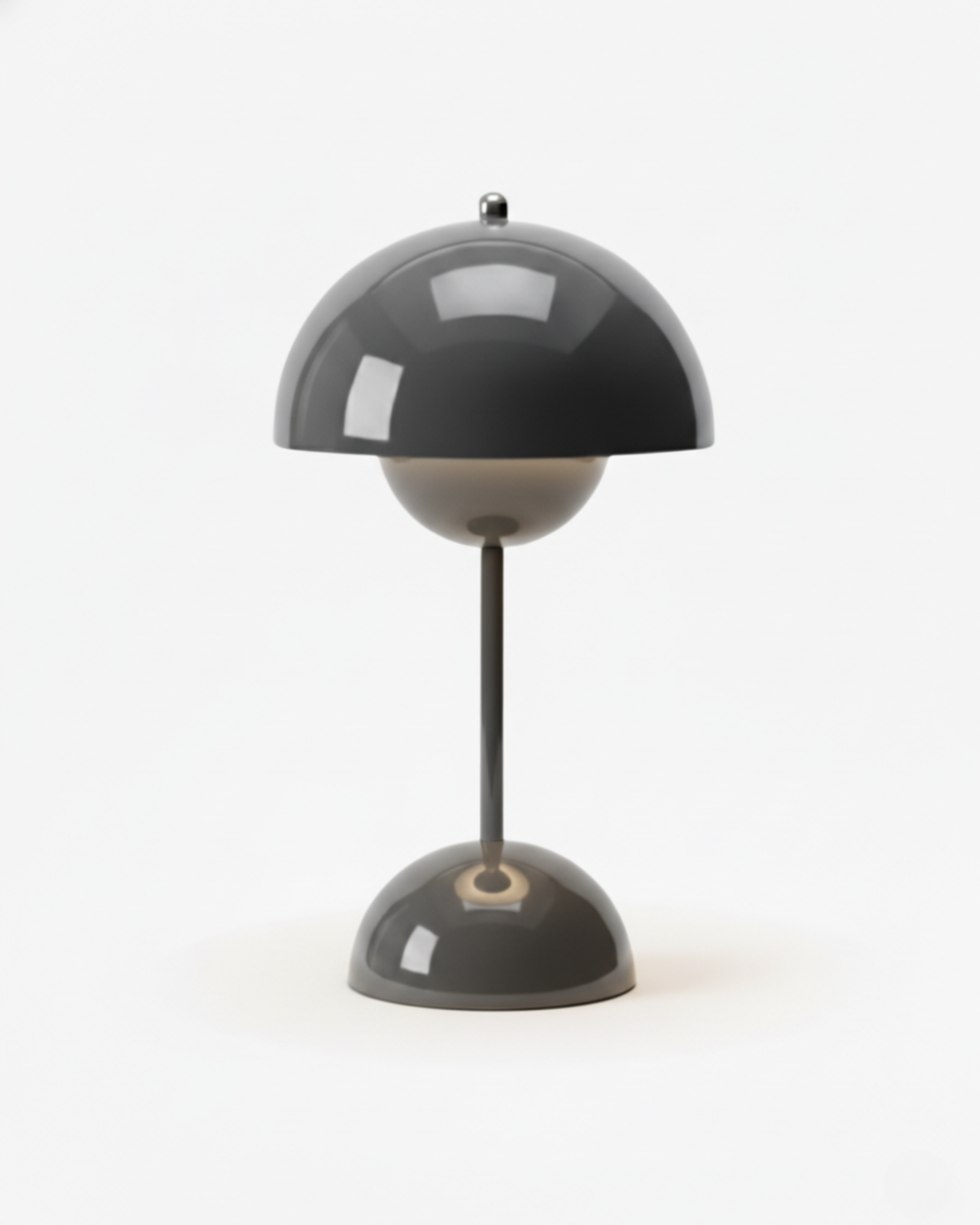 ODEN cordless designer table lamp in grey — wireless rechargeable lamp | DecoHarmonie Australia