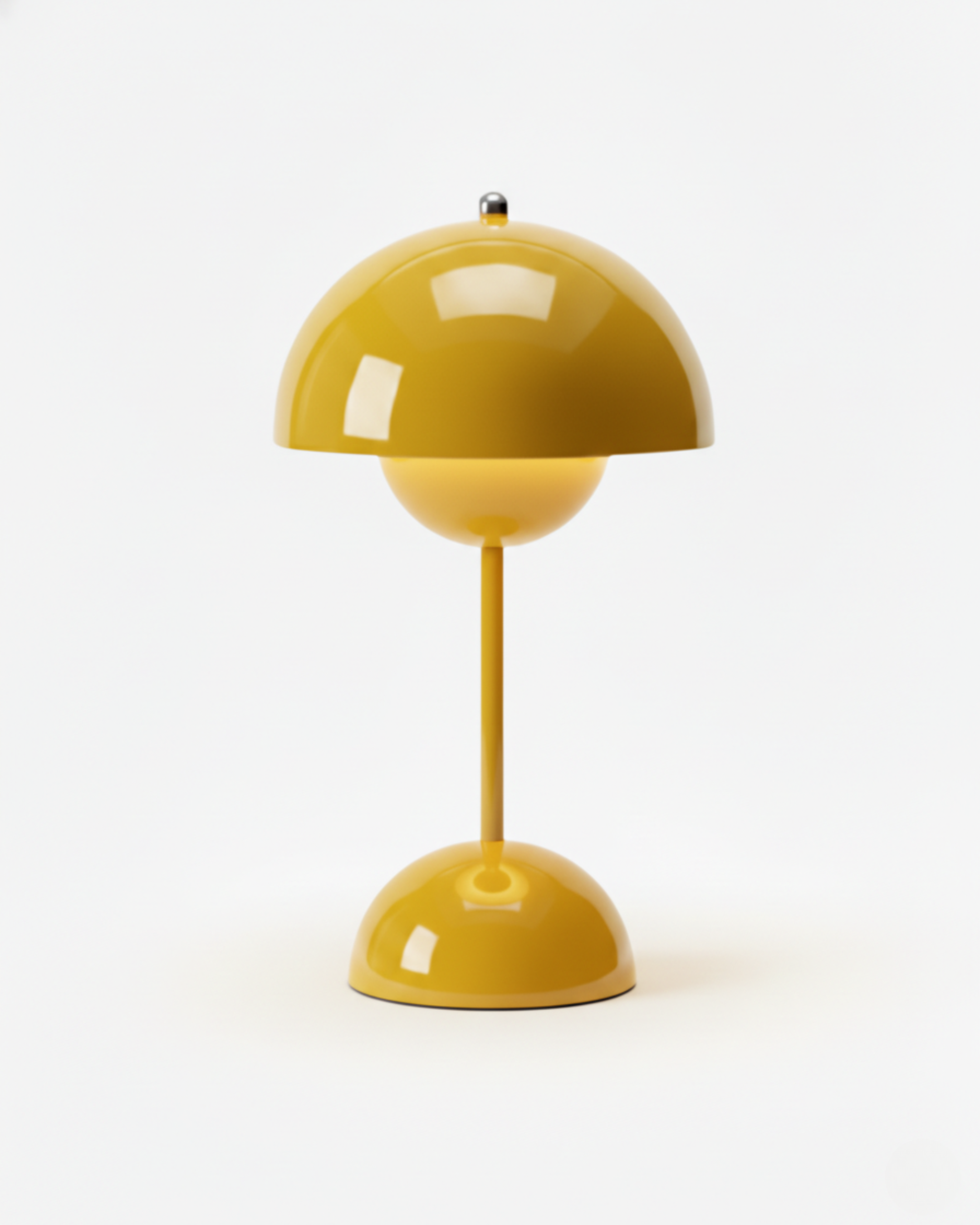 ODEN cordless designer table lamp in yellow — wireless rechargeable lamp | DecoHarmonie Australia