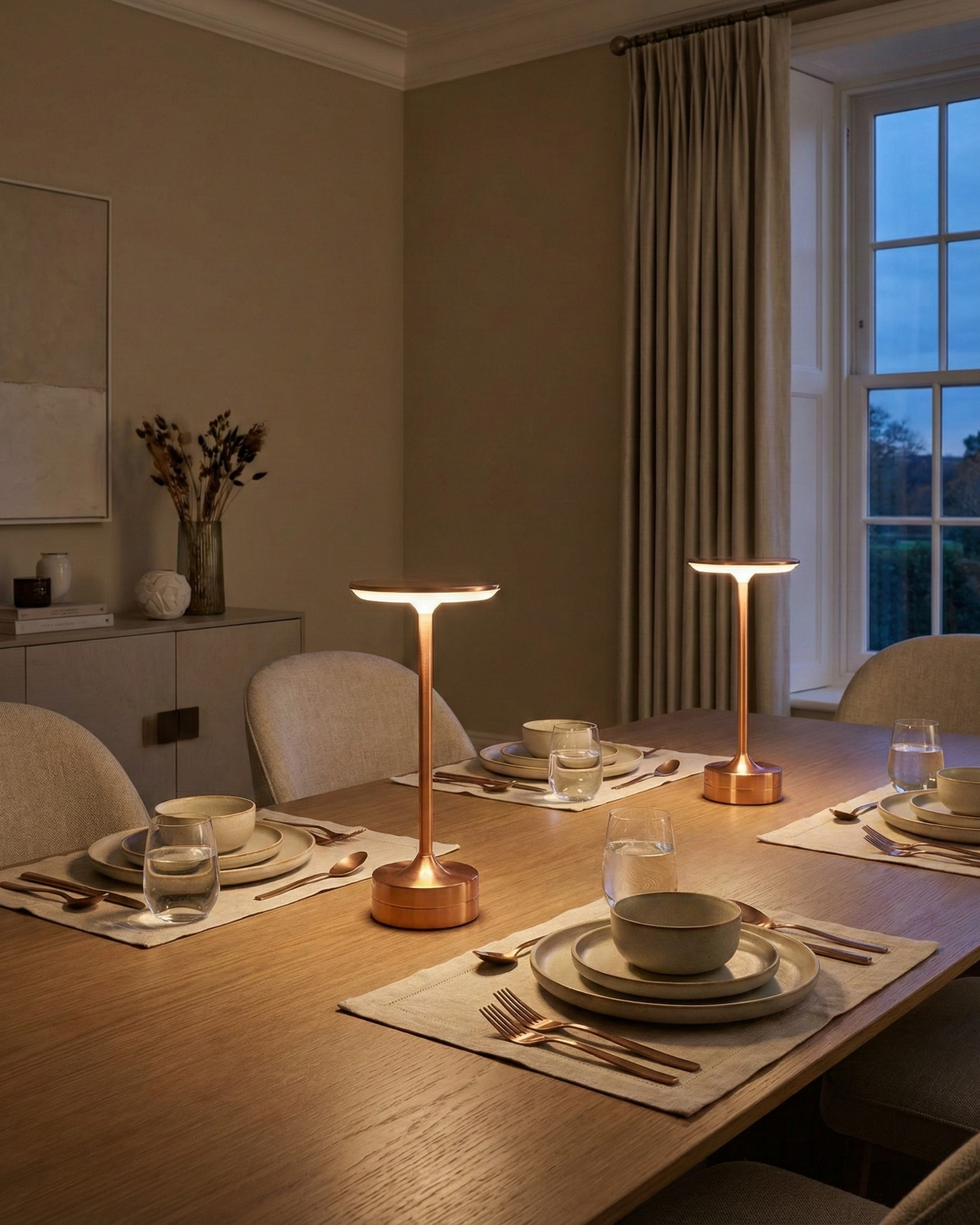 LORA cordless designer table lamp displayed on a designer desk in a Sydney home — DecoHarmonie