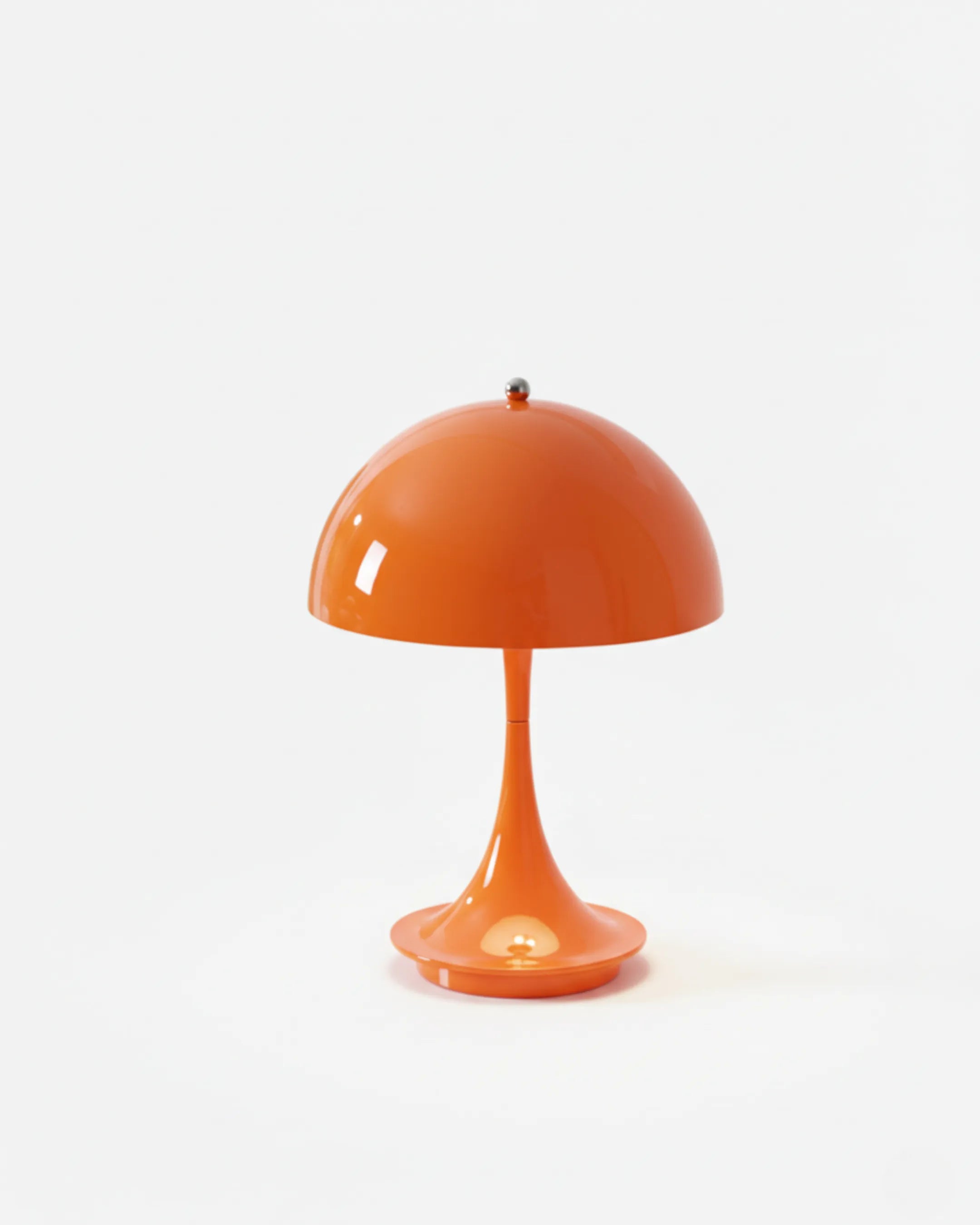 MIDO cordless designer table lamp in orange — wireless rechargeable lamp | DecoHarmonie Australia