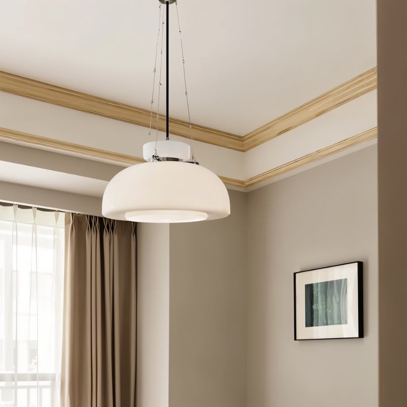 Pendant Light Milky Glass LED - VITREX | Ambient Glow