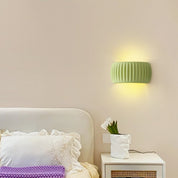 Wall Light Resin Ribbed - DURANA | Art Deco Style
