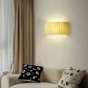 Wall Light Resin Ribbed - DURANA | Art Deco Style