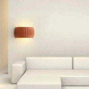 Wall Light Resin Ribbed - DURANA | Art Deco Style