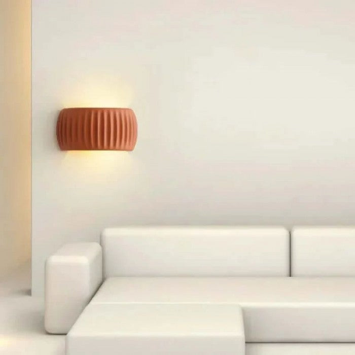 Wall Light Resin Ribbed - DURANA | Art Deco Style
