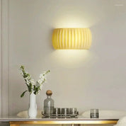 Wall Light Resin Ribbed - DURANA | Art Deco Style