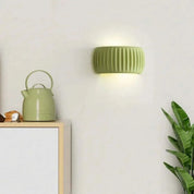 Wall Light Resin Ribbed - DURANA | Art Deco Style