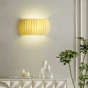 Wall Light Resin Ribbed - DURANA | Art Deco Style