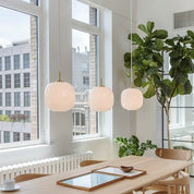 Pendant Light Opal Glass - TRITON | Nordic Elegance
