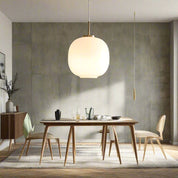 Pendant Light Opal Glass - TRITON | Nordic Elegance