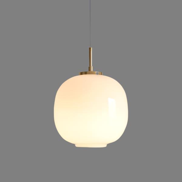 Pendant Light Opal Glass - TRITON | Nordic Elegance