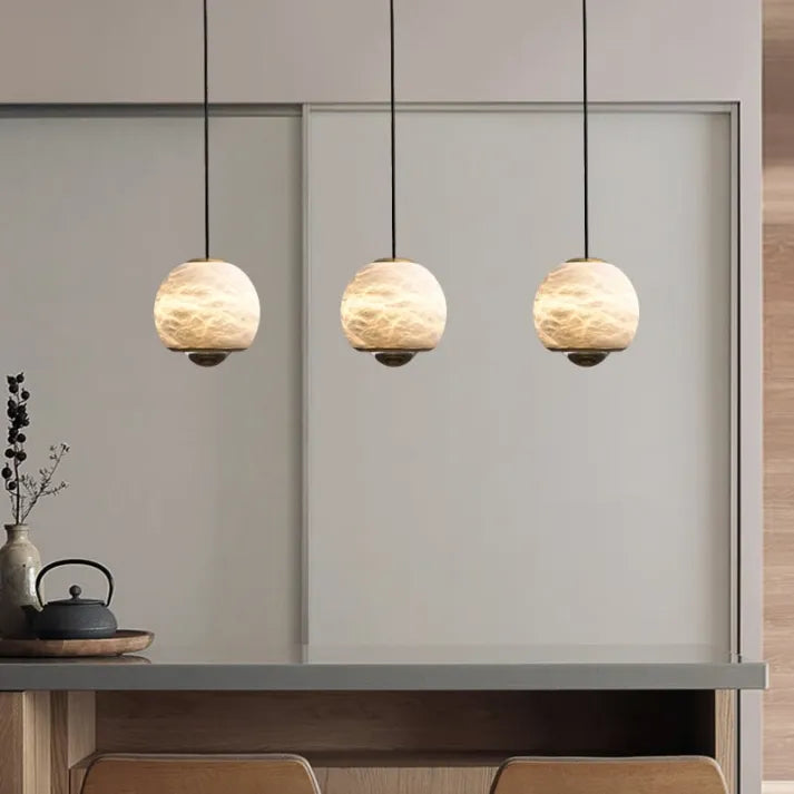 Pendant Light Alabaster Marble - SYNTAX | Serenity