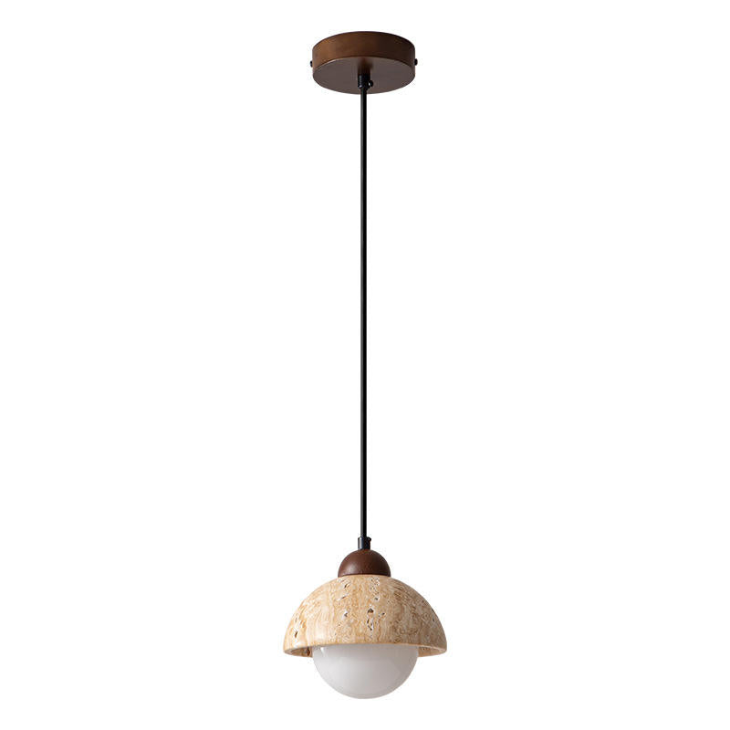 Pendant Light Walnut Marble - TARAZD | Elegant Ambiance