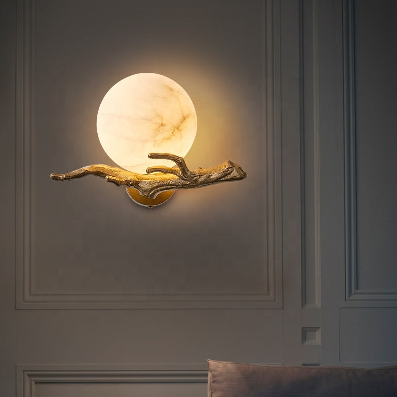 Wall Light Marble Copper - DUALIS | Serenity