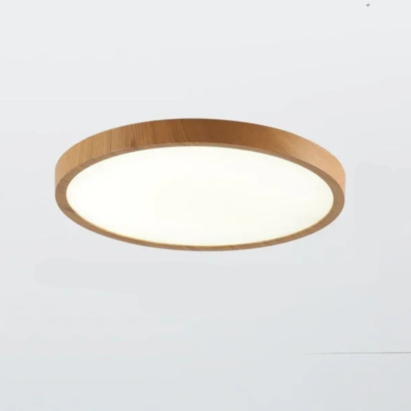 Ceiling Light Walnut Ultra-Thin - AURIGA | Modern Elegance